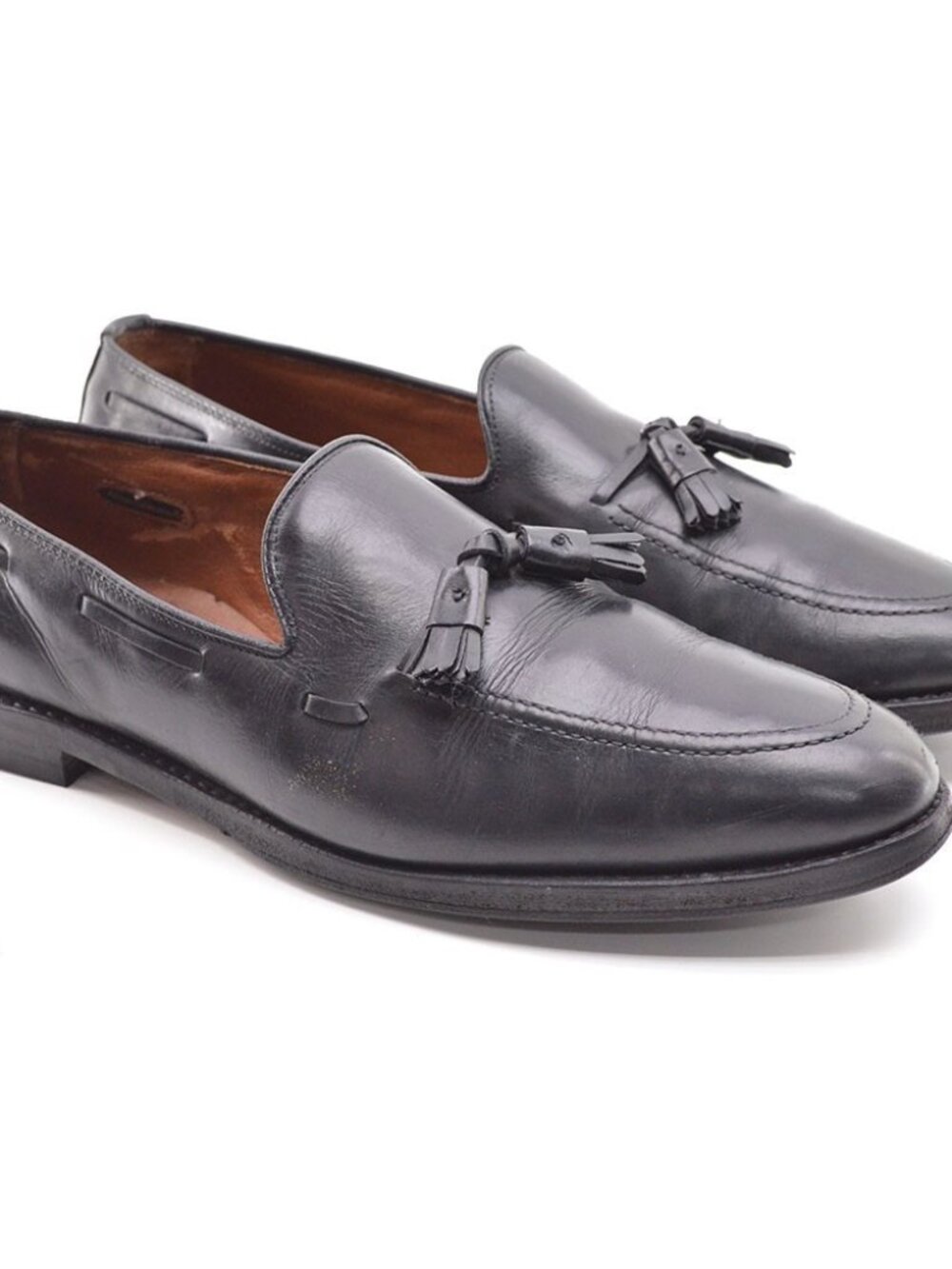 Allen Edmonds Grayson Black Tassel Loafers Men 11 D